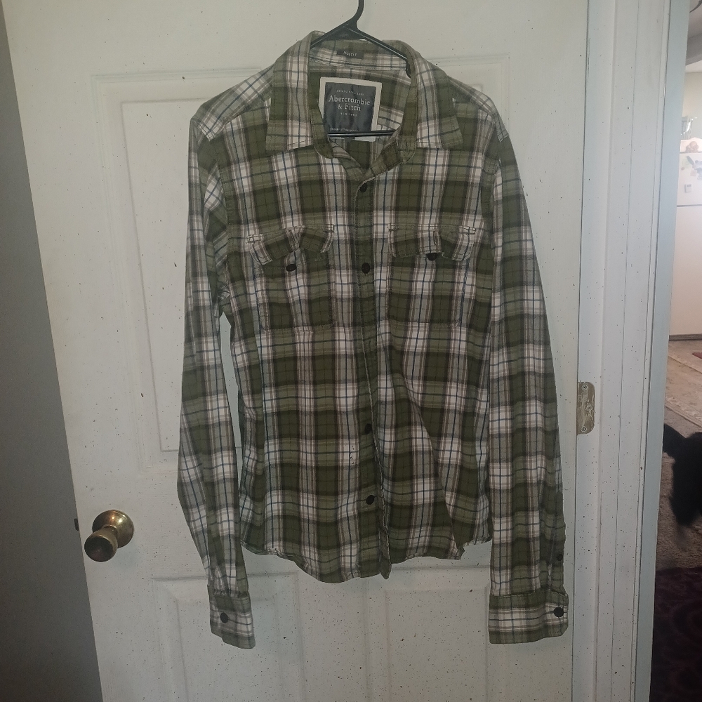 Abercrombie and Fitch button up men's shirt size XXL